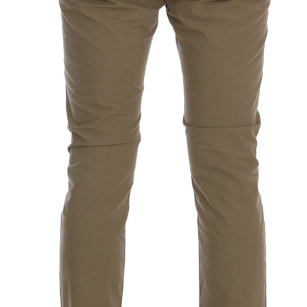 Beige Slim Fit Chino per stile sofisticato