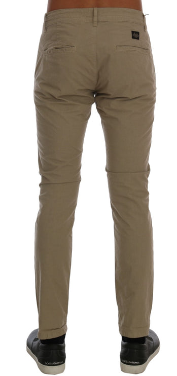 Beige Slim Fit Chino per stile sofisticato