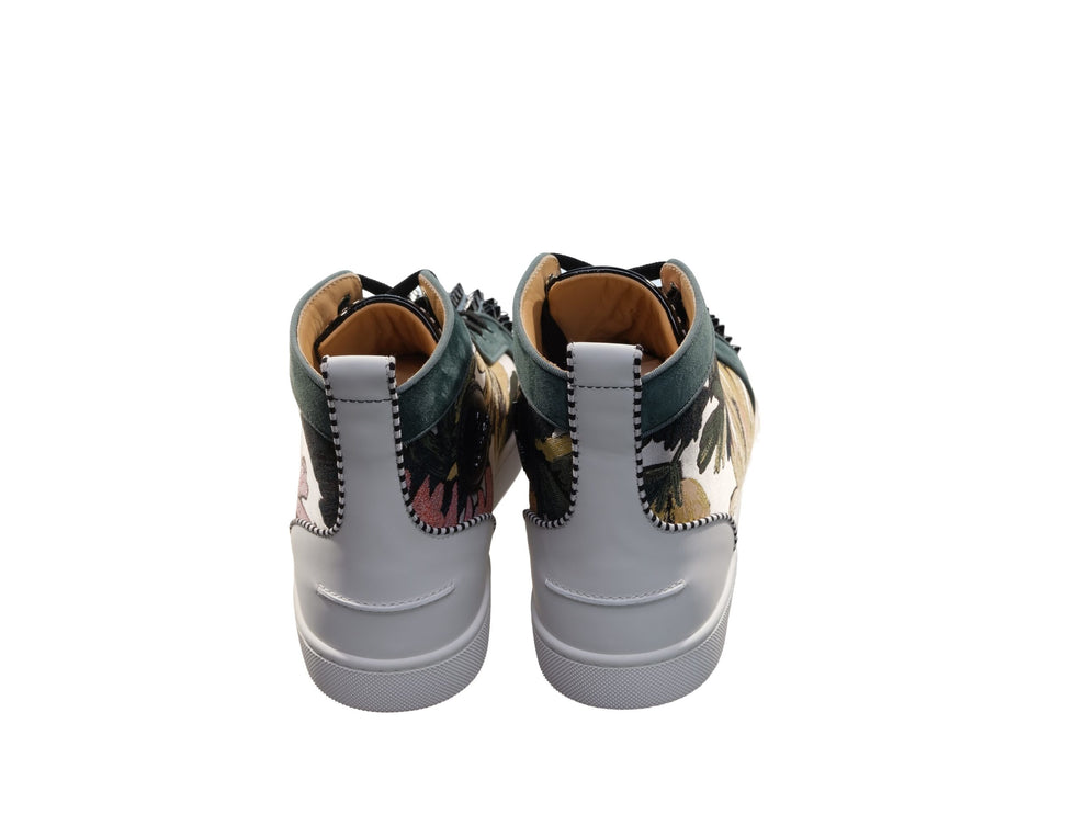 Louis Spikes Orlato Flat Impress Fabrics Papates High Top Sneakers