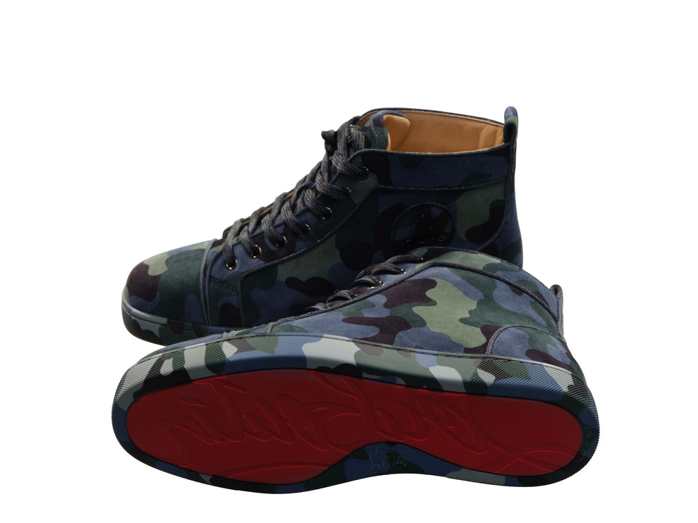 Louis Orlato Flat Camuflage High Top Sneakers