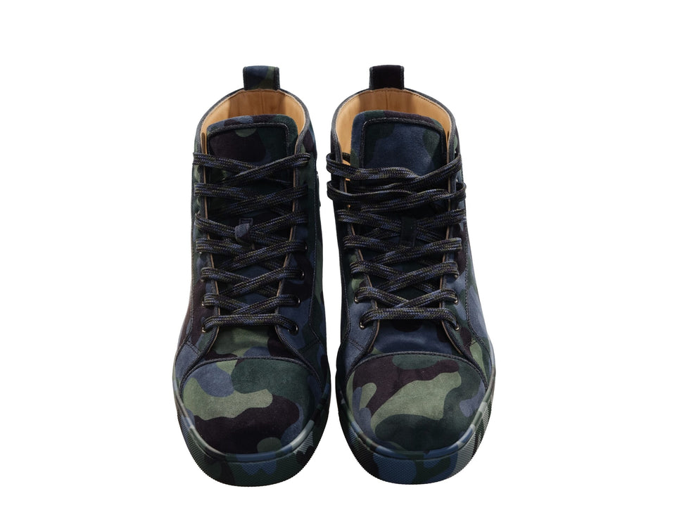 Louis Orlato Flat Camuflage High Top Sneakers