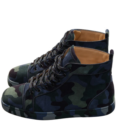 Louis Orlato Flat Camuflage High Top Sneakers