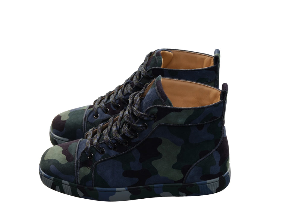 Louis Orlato Flat Camuflage High Top Sneakers