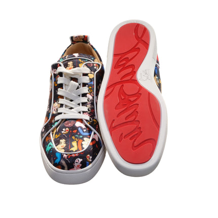 Rantulow Orlato Flat Crepe Satin Multicolor Limited Edition Dr Sneakers de impresión aburrida