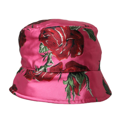 Chapeau de coton de casquette florale rose hommes