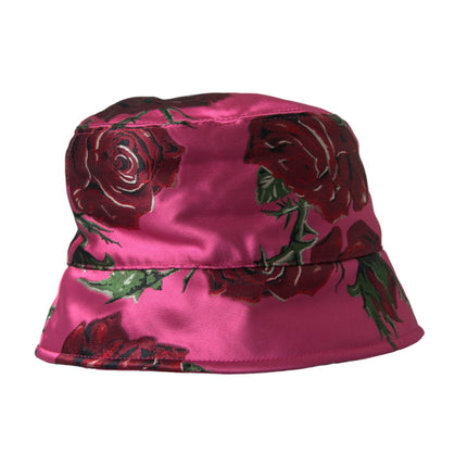 Chapeau de coton de casquette florale rose hommes