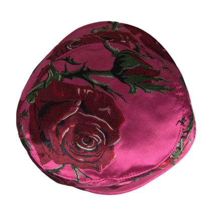 Chapeau de coton de casquette florale rose hommes