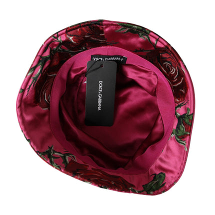 Chapeau de coton de casquette florale rose hommes