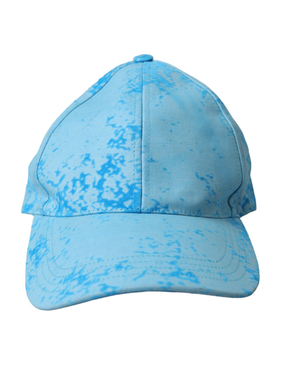 Cappello da baseball a colore azzurro