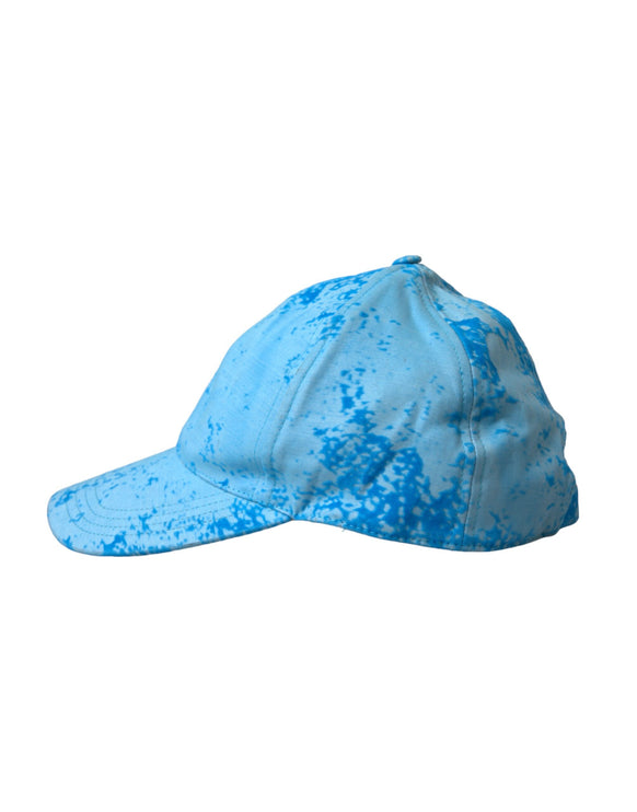 Cappello da baseball a colore azzurro