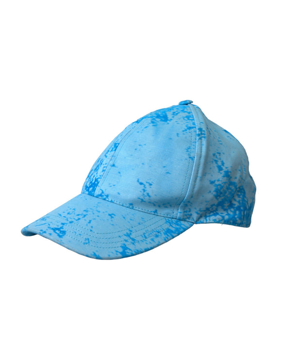 Cappello da baseball a colore azzurro