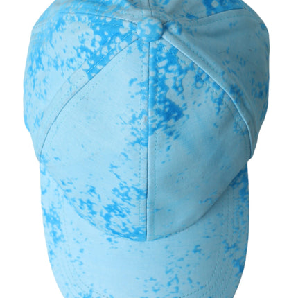 Cappello da baseball a colore azzurro