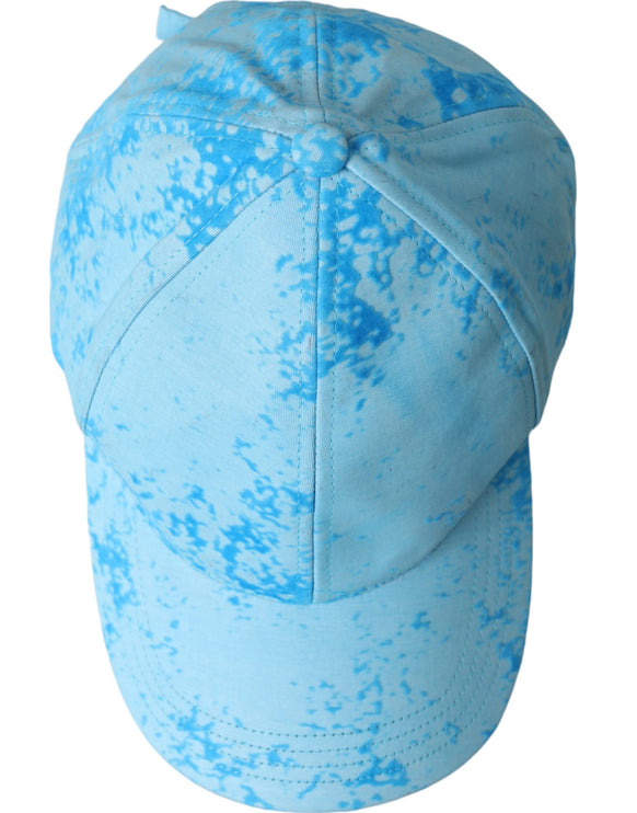 Cappello da baseball a colore azzurro