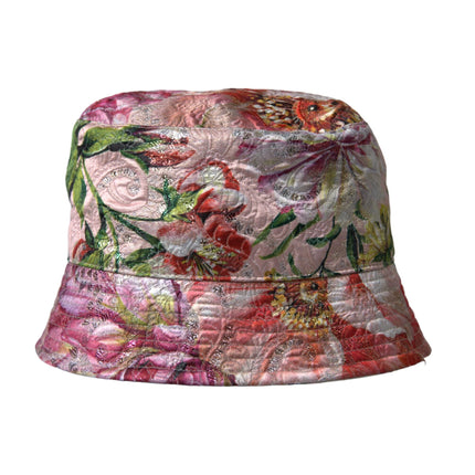 Multicolore Florel Jacquard Bucket Hat Men