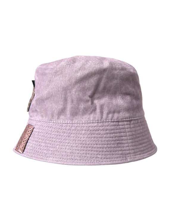 Cappello a secchio in tela di nylon marrone chiaro