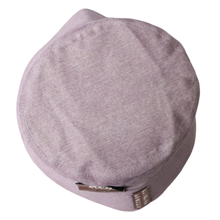 Cappello a secchio in tela di nylon marrone chiaro