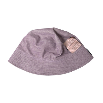 Cappello a secchio in tela di nylon marrone chiaro