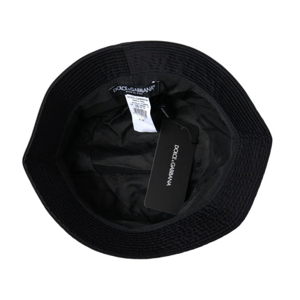 Black Wide Brim Cap Cap Bucket Hat Men