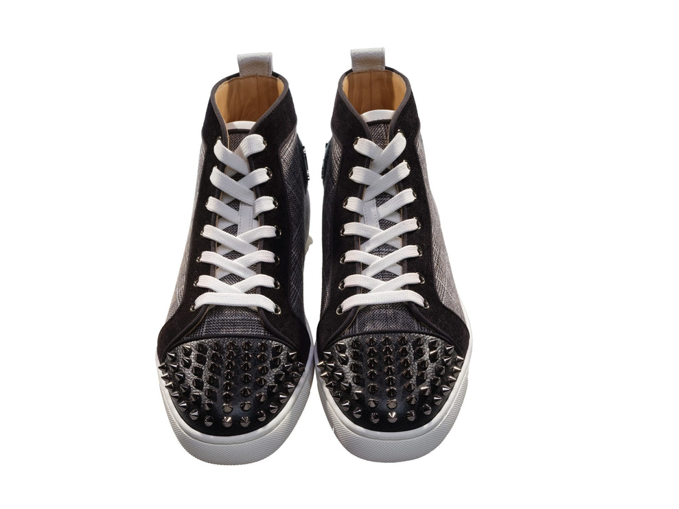 Lou Spikes Orlato Flat Contrast y zapatillas de zapatillas altas con tachuelas