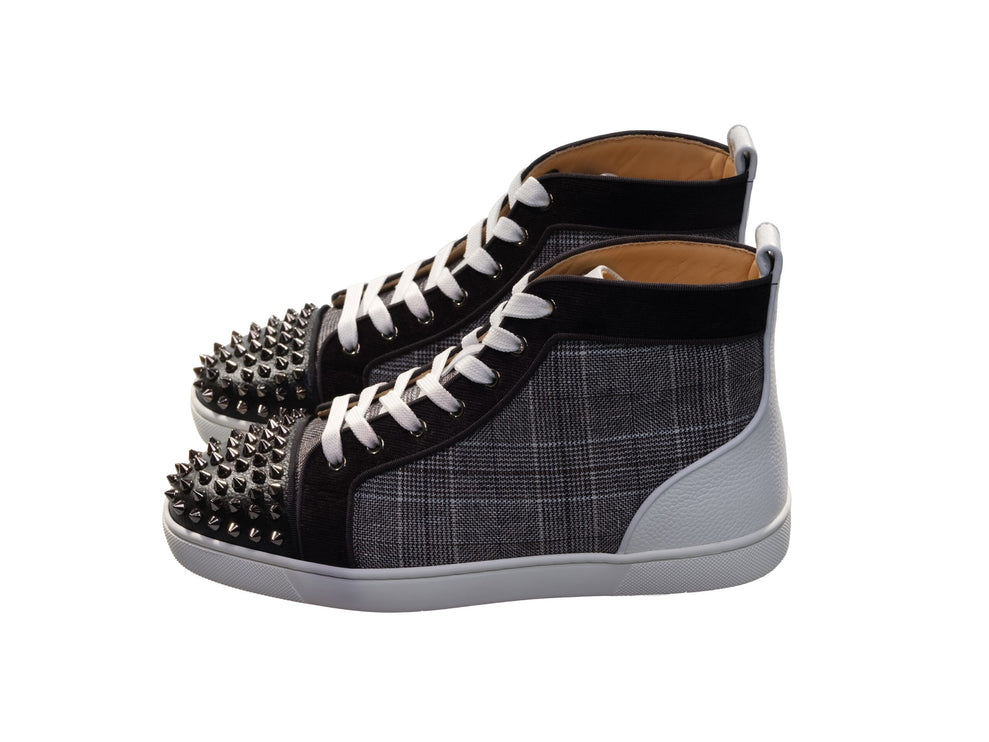 Lou Spikes Orlato Flat Contrast y zapatillas de zapatillas altas con tachuelas