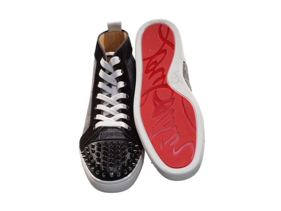 Lou Spikes Orlato Flat Contrast y zapatillas de zapatillas altas con tachuelas