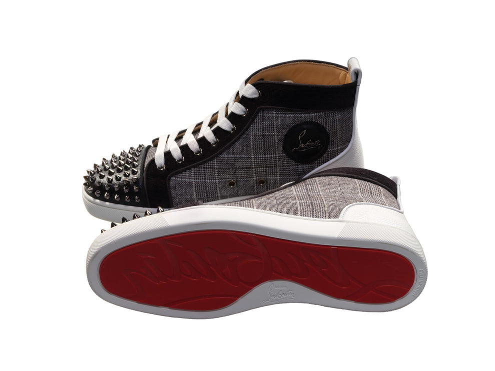 Lou Spikes Orlato Flat Contrast y zapatillas de zapatillas altas con tachuelas