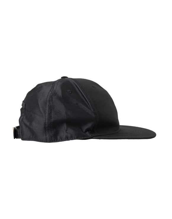 Logo di seta nera Logo Baseball Hat Men