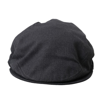 Coton Grey Cotton Newsboy Hat Men