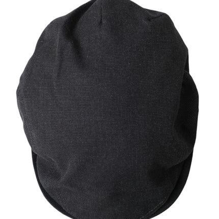 Coton Grey Cotton Newsboy Hat Men