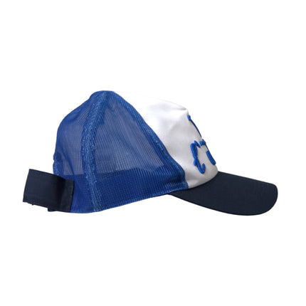 Blauw Wit Black Italia Mesh Baseball Hat