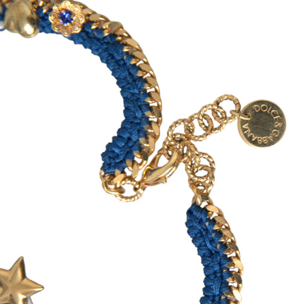 Gold Tone Brass Chain Iam The Star Bracelet