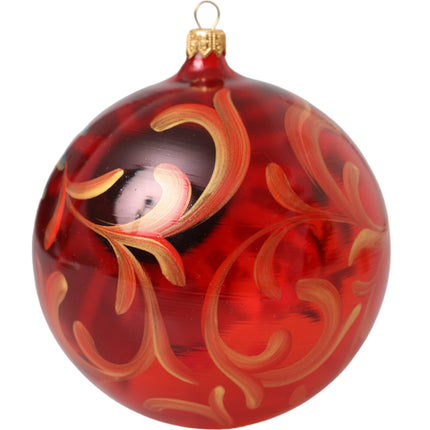 Multicolor Carretto Print Round Ornament Christmas Ball