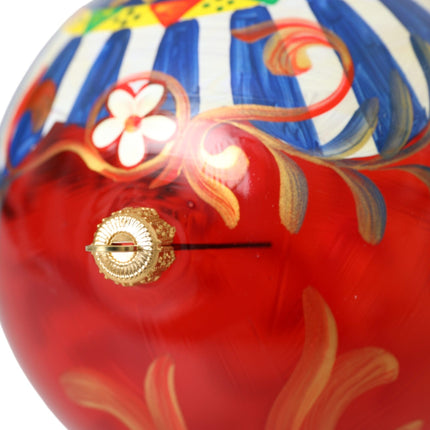 Multicolor Carretto Print Round Ornament Christmas Ball