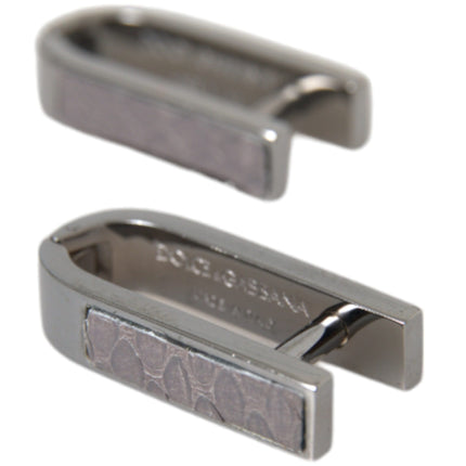 Silver Plated Metal Brass Pin Men Cufflinks