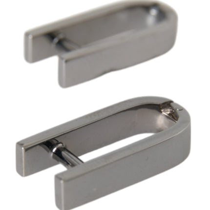 Silver Plated Metal Brass Pin Men Cufflinks