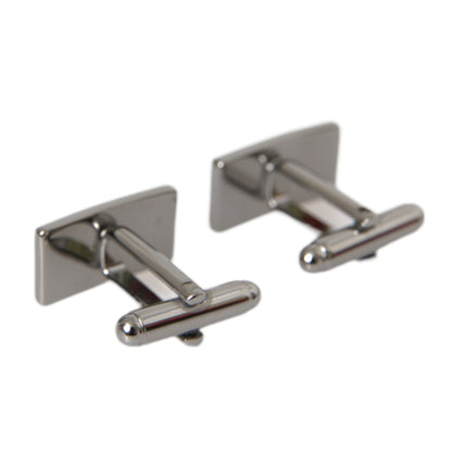 Silver Plated Metal Brass DG Logo Pin Cufflinks