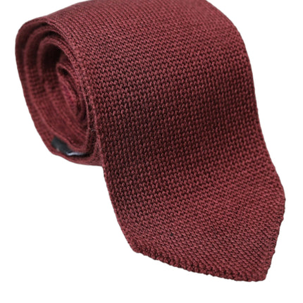 Bordeaux 100% Silk Patterned Classic Men Tie