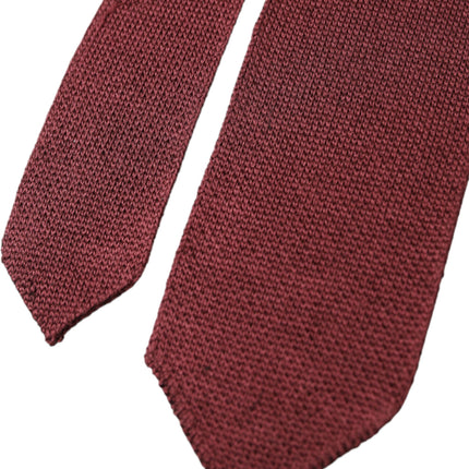 Bordeaux 100% Silk Patterned Classic Men Tie