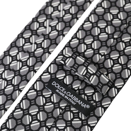 Multicolor Patterned 100% Silk Adjustable Tie