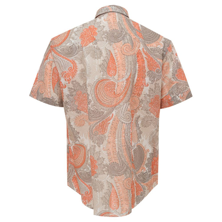 Camisa de algodón naranja