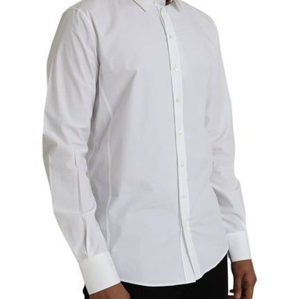 White Cotton Formal Dress Top SICILIA Shirt