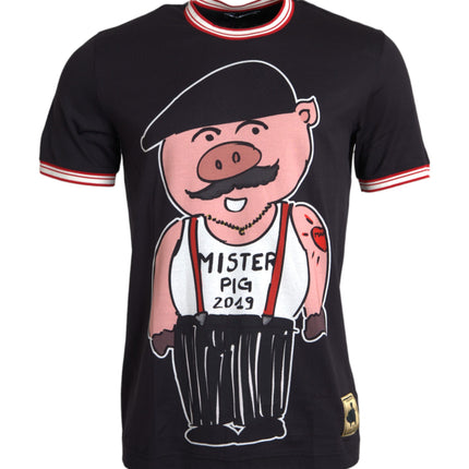 Black Cotton 2019 Year of the Pig T-shirt