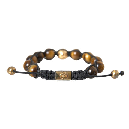 CZ Brown Tigers Eye 925 Bracelet en argent