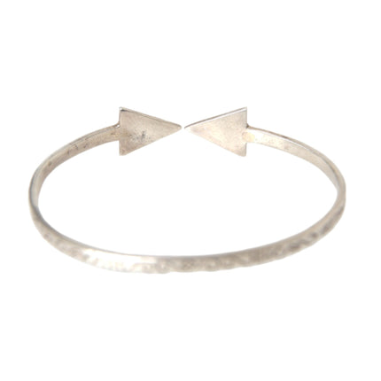 Arrow Crystal 925 Silver Bangle Bracelet Women