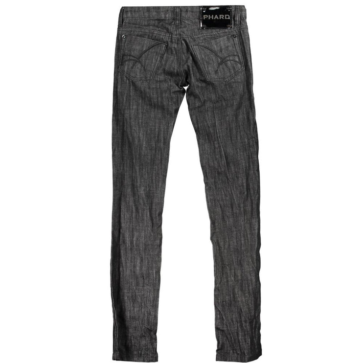 Jeans di cotone nero e pantalone