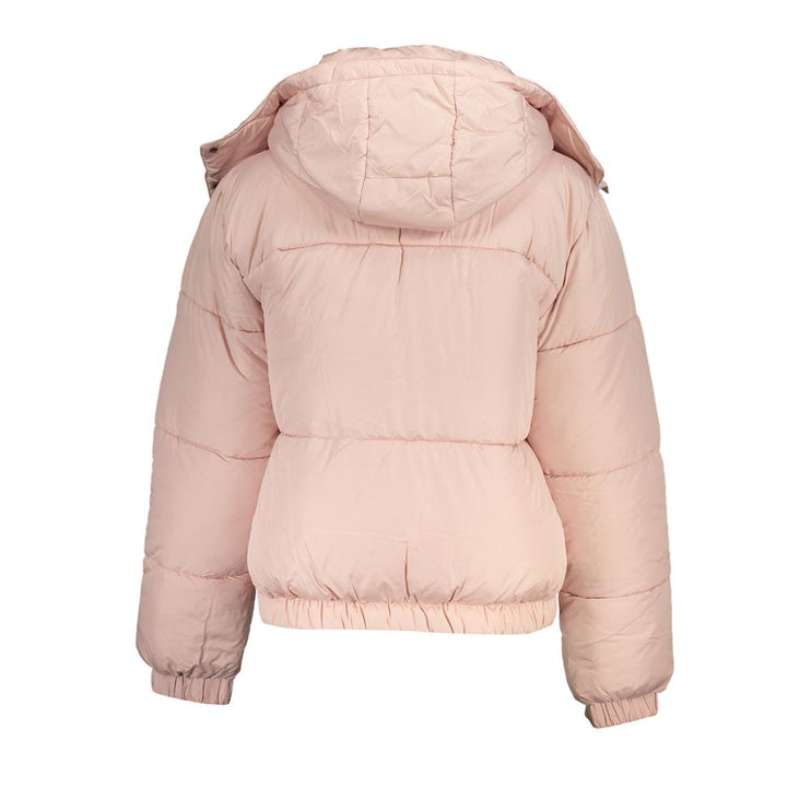 Vestes et manteau en polyester rose