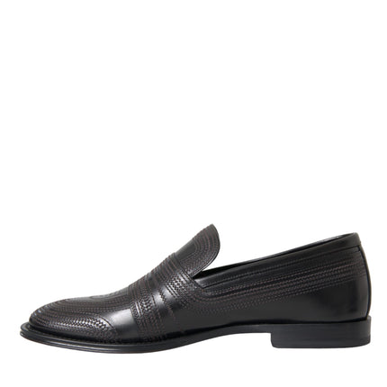 Black Brown Leather Loafer Men Dress Shoes