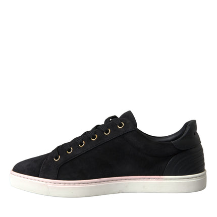 Black Suede Leather Men Low Top Sneakers Men Shoes