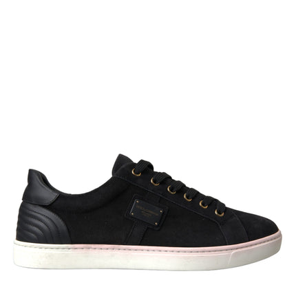 Black Suede Leather Men Low Top Sneakers Men Shoes