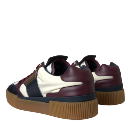 Multicolor Miami Leather Low Top Sneakers Shoes